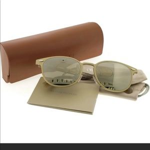 Oliver Peoples Gold framed 54MM Sunglasses